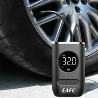 Compressor de ar portátil de pneu portátil EAFC bomba de inflador elétrico Digital 120W para pneus de carro Bike de futebol 220504