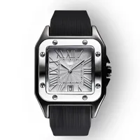 Mujeres de pulsera Reloj de goma de lujo Silicon Silicon Fashion Fashion Fashion Mode Men's y Watchwristwatchs Watchwristwatchs