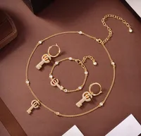 Collares de colgantes de mechón de oro de moda Bijoux para la dama amantes de la boda de la fiesta para mujeres joyas de regalo con caja nrj