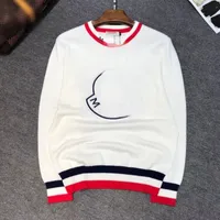 22SS Магазины Мужские толстовок дизайнерский свитер с длинным рукавом футболка мужская женская толстовка вышитая толстовка с толщиной толщиной с толщиной толщиной.