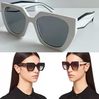 Occhiali bril verzamelen zonnebril heren dames spr 15w-f rechthoekig frame en belangrijk dikte letters logo lunettes met originele doos