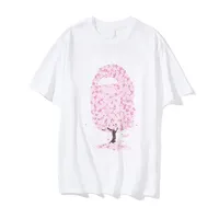 Мужские футболки Дизайнер Т-рубашки акула подделка на молнии на молнии Принт одежды для мультяшной линейки