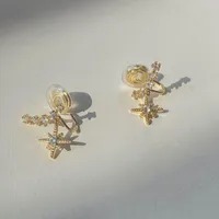 Clip-on & Screw Back Simple Star Without Pierced Mosquito Coil Clip On Earrings Fashion WomenClip-on