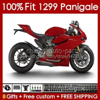OEM Fairings Kit For DUCATI Panigale 959R 1299R 1299S 959 1299 S R 2015 2016 2017 2018 Body 140No.78 959-1299 15-18 959S 15 16 17 18 Injection mold Bodywork red glossy