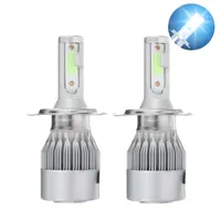 Bulbs LED CoB LED H4 H7 Feeli per auto 8000K ICE Blu H1 9005 9006 Lampade a nebbia 72W 7600lmled