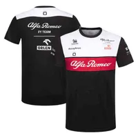 Alfa Romeo T-shirts Formuła pierwsza F1 Team Racing Car 3d Print Men Men Kobiet Modna Koszula O-Neck TEES Jersey Ubranie