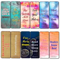 Bookmark Creanoso Bookmarks modernes CARTES 60 PACK - Inspirant Word Quotes Bookmarkers For Men Women Adts TEENS SET-GIDED SET COLLEC AMFCW