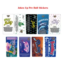 Pre roll stickers cali packing prerolled cones strain labels jokes up runtz 1g preroll packaging sticker custom logo