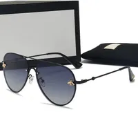 Diseño clásico de moda Polarizado Summer Damas Diseñador de lujo Gafas de sol de soluciones de gran tamaño Gafas de sol de gradiente Polarizado Actitud de actitud Vintage con caja