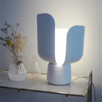 Настольные лампы современный уникальный светодиод применяется к изучению спальни, чтение освещение Итальянское художественное дизайн контрактный стиль Letal Luminairetable