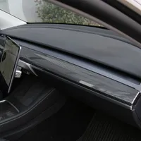 Для Tesla Model 3 модели Y 2022 Интерьер ABS Центр консоли Сегментированная приборная панель замена Обложка для модели 3 Автомобильные аксессуары
