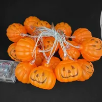 Strings Easter Led Lights Pumpkin Lantern String Light Garland Curtain Christmas Bedroom Creative Funny Fashion Winter Decors LucesLED