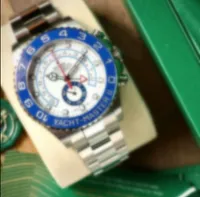 مناديل AAA 3A أعلى جودة رولكس العلامة التجارية 44 ملم رجال الساعات مع الصناديق الخضراء الأصلية Rolexwatch W06