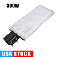 300W LED Street Lights Outdoor Security Light IP67防水6000K洪水ライトAC 110V SMD2835 for Garden and Forecourt USAストックCreStech168