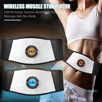 Abdominal Toning Belt Abdomen Vibration Body Slimming Belt EMS Trainer Electric Muscle Stimulator Fitness Massager Waist Support210S