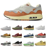 Cactus Jack Baroque Brown Saturn Gold Maxes 1 Running Shoes Women Mens Patta Waves Trainers Cave Stone Parra Amsterdam Denham 87 1s OG Anniversary Schematic Sneakers