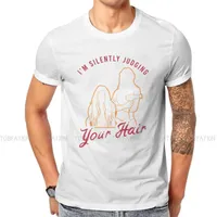 T-shirt maschile barbiere parrucchiere Fashion Trend Acconciatura Tshirts Costume per una maglietta stampata per capelli Abbigliamento S-6xl