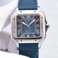 Ca Square Mens 40mm Paslanmaz Çelik Mekanik Saatler Kılıf ve Bilezik Moda Altın Kol saati Erkek Kol saatleri Montre De Luxe Watche Fabrika Hediyesi Hjd