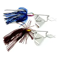 New Metal Buzzbait Bass Pesca SpinnerBaits 16G Topwater Flutuating Swimming Popper Lead Fish Trailer Hook Buzz Lure173m