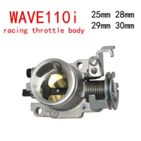 Racing Gaz Kelebeği Vücut Artı Wave110i Wave125i EX5 Rüya Fi için 28mm 29mm 30mm