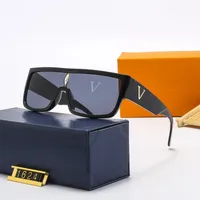 Designer occhiali da sole uomini liminati Donne in metallo occhiali da sole vintage in stile spiaggia pilota occhiali telaio Uv400 con scatola e custodia