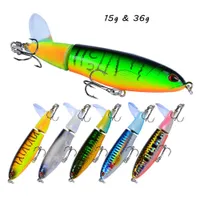 8 Color mezclado 15g 36g lápiz de pescado cebos duros 6/4# gancho de bandeos ganchos de pescado engranaje de pesca accesorios de aparejos WHB-020