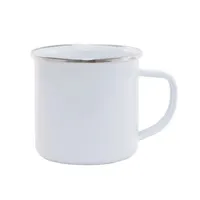 Sublimation Blank 350ML Creative Coffee Enamel Mug Travel Tea Cup Custom Logo DIY Print home office Personalized Gift2559