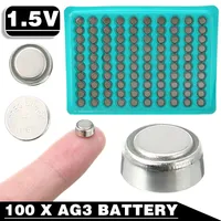 100pieces 1.5V Button Batterien AG3 LR41 SR41 Lithiumzellen-Münzrechner-Batterie-Fit für kleine elektronische Geräte