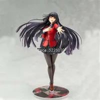 22cm Kakegurui Anime Figure Jabami Yumeko Action Figure Kakegurui Uniform Ver Jabami Yumeko Figurine Collection Model Doll Gift H239j