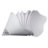 Yazıcılar Yazıcı Parçaları 50/100 PCS Kalın Popolimer Reçine Kağıt Filtre Huni Tek Kullanımlık Yasağı