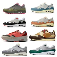 2022 Kvinnor Mens Max 1 Casual Shoes Patta Waves Noise Aqua 1s 87 NH Treeline LV8 Obsidian Watermelon Concepts Far Out Heavy Max1 Og Barock Brown Monarch Sports Sneakers