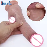 Masajer Vibrator Cilt Big Dildo ile Strapon Dildos Kadın Oyuncaklar Yetişkinler 18 Konsolador Para Mujer Penis Gerçekçi Dick Kadın Erotik Sextoy