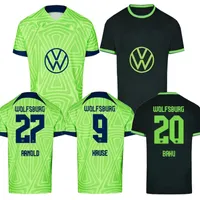 22 23 VFL Wolfsburg Soccer Jersey Weghorst Arnold 2022 2023 Malli Brekalo Football Shirt Mehmedi قميص هيلافوجوي Xaver Jerseys