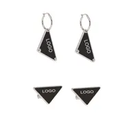 Stud 2022 New Triangle Earrings For Women Luxury Designer Fashion ear studs Jewelry Gifts T230203