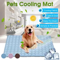bolígrafos almohadilla para perros enfriando perros de verano pades manta gato sofá cama de mascota transpirable lavable pequeño y mediano perros