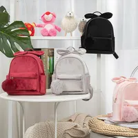 Sacos de armazenamento infantil mochila mochila mochila saco de lã para escolar