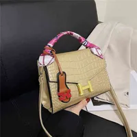 silk scarf handbags texture Single Messenger 87% off store for sale