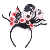 Hoofdbanden Halloween Horror Eyeball Hair Hoop voor Lady and Girls Headband Diy Party Decorations Props 220826