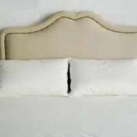 Casse d'oreiller en bambou Bamboo Mattress couvercle en tissu d'air 3D Boucrot des oreillers de refroidissement avec fermeture à glissière