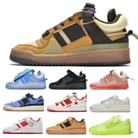 Forum 84 Low Top Bad Bunny Men Women Running Shoes Sneaker Forums Back To School Buckle Pink Easter Atmer Wheat Gul 2022 Classic Trainers Storlek 36 - 46
