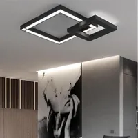 Indoor lighting modern ceiling light dining room LED lamp headlight bar bedrooms Living Room chandelier RGB color black white LLFA321Q