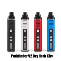 Authentic Herbal Vaporizer Kit Pathfinder V2 II Dry Herb LED Screen 2200mAh Battery 200-428F Variable Temperature Control Cigarette for smoking