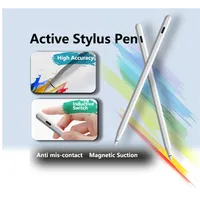 Stylet à écran tactile stylet portables crayons intégrés de puce intelligente à double système pour iPad2018 et rejet de palmier entièrement