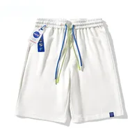 Porteros de verano para hombre Shorts T Shorts para diseñadores de hombre de verano Ropa de calles de moda 85% Cutton Cutton pantalones simples Blanco negro