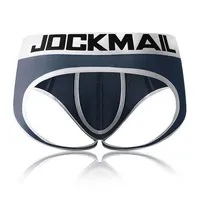 Jockmail Open Procting Grotch G-Strings Sexy Men Men Intelar Beac Pouch Mens Brucks Tanga Gay Intelder Men Bikini Slip Thongs T200517