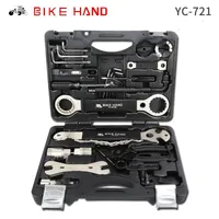 Fietshand Multifunctionele fietsreparatie Tool Kits YC-721 Professionele boxwinkelset Cycling Case 220712