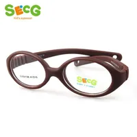 Secg Miyopi Optik Yuvarlak Çocuk Gözlükleri Çerçeve TR90 Kauçuk Diyopter Şeffaf Çocuk Gözlükleri Esnek Yumuşak Gözlük2899
