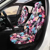 As tampas do assento de carro cobrem o conjunto frontal de cobertor Baja Multi-Color Baja com protetores de correia do volante para sedancar