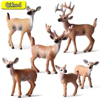 Symulacja figurki jeleniowe mooseelkreindeereralpacasika deer figures figur