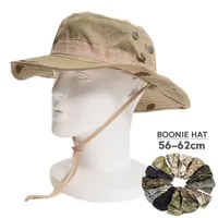 Chapéus ao ar livre EUA Exército Tático Boonie Hat Militar Militares Algodão Camo Caminho Paintball Airsoft Sniper Bucket Caps Hunt Pesca